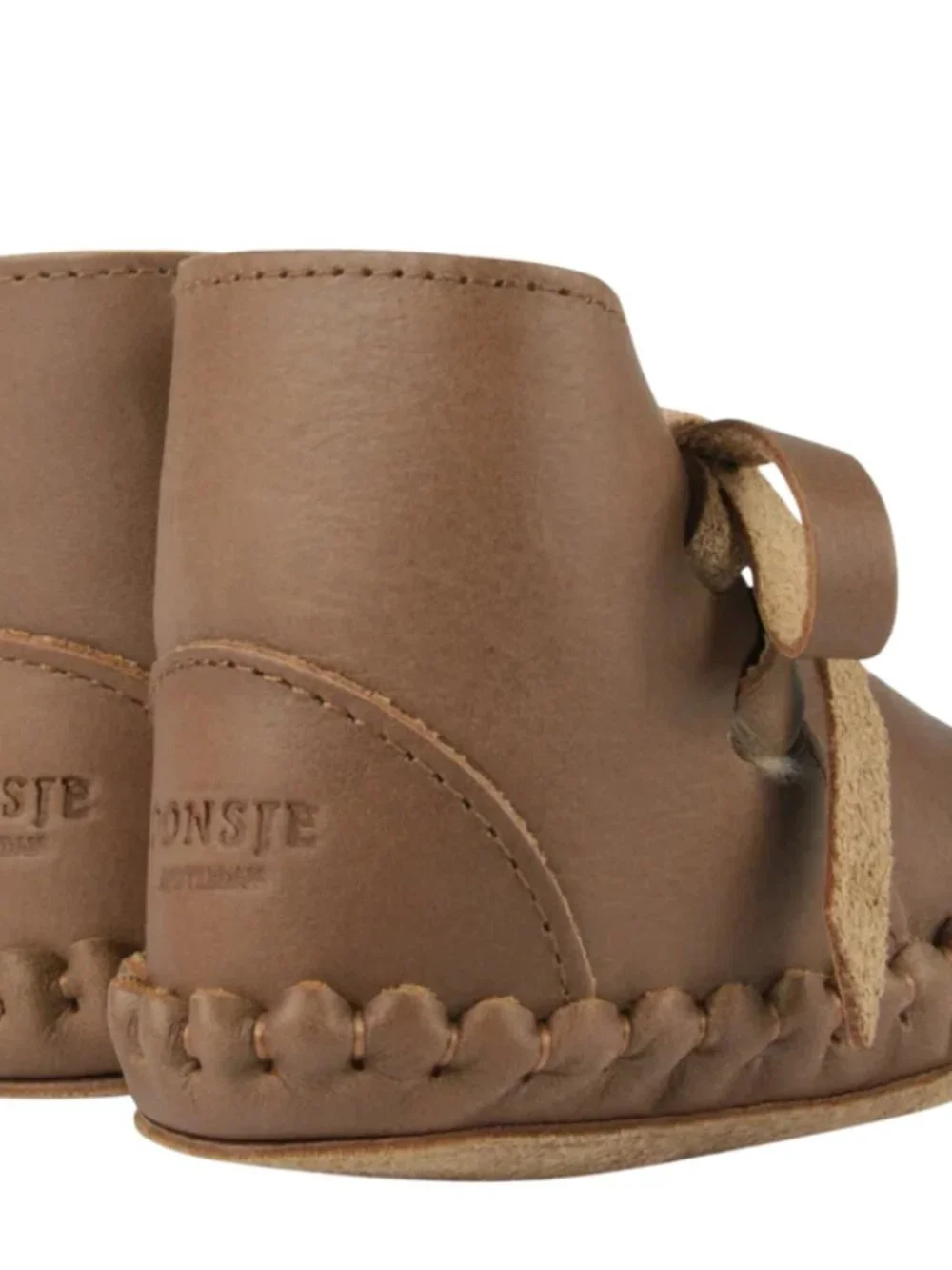 Donsje Pina Classic Booties Cognac Classic Leather 12-18 Months